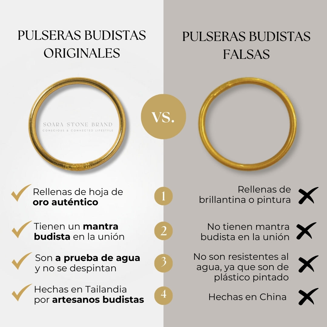 Pulsera Budista Clásica - Plata