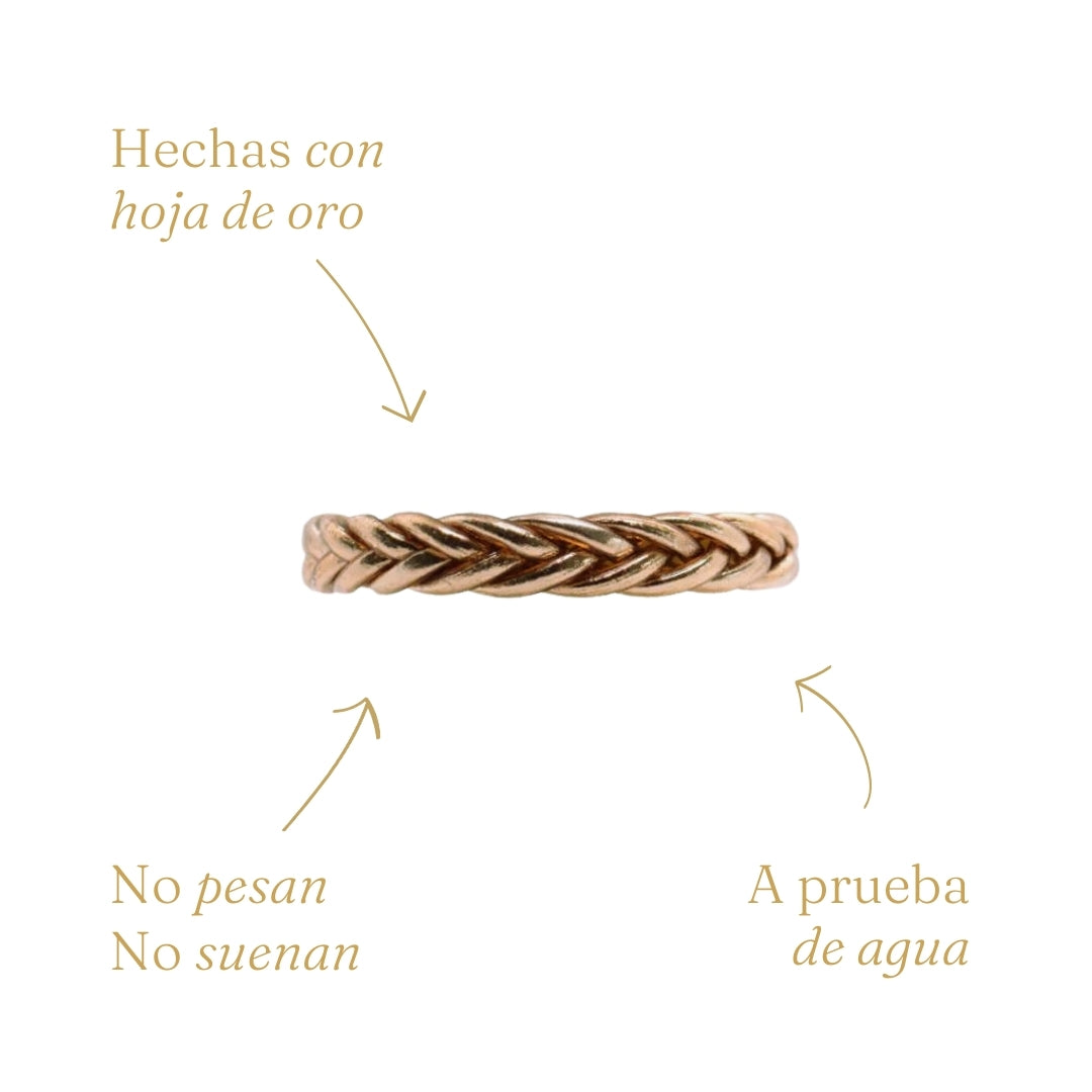 Pulsera Budista Trenzada - Cobre