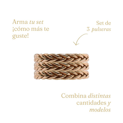 Pulsera Budista Trenzada - Cobre